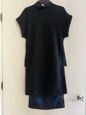 COS High Low Wool Blend Oversized  Dress Size XS